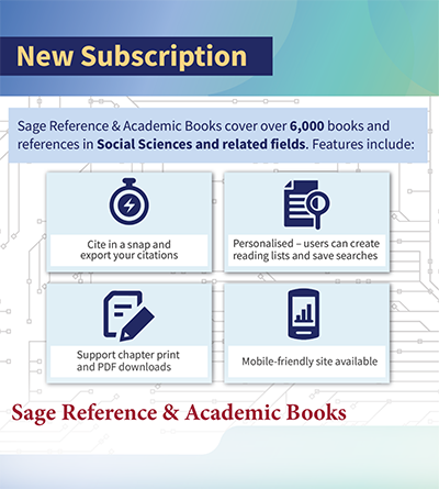 New subscription_Sage Reference & Academic Books
