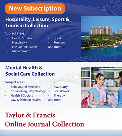 New subscription_Taylor & Francis Online Journal Collections